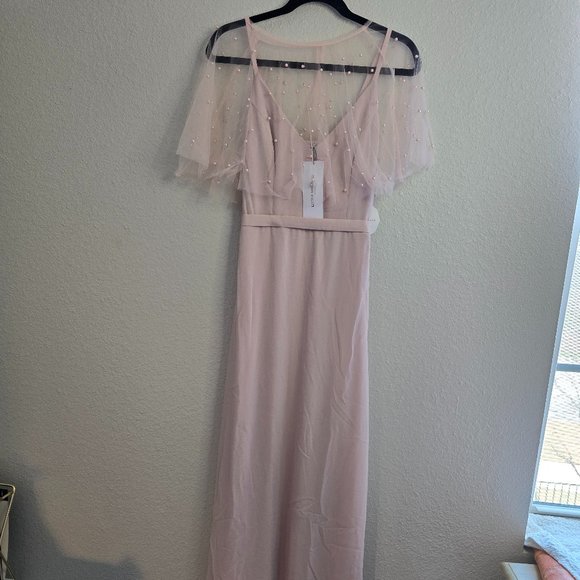 NWT Modcloth Misty Pink Perfection Maxi Dress Size 4 - Picture 5 of 5